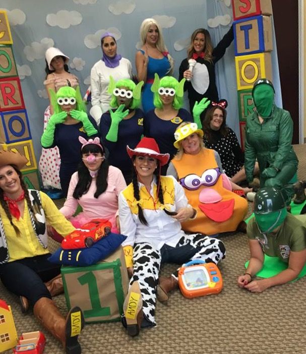 Toy Story group Halloween costumes!