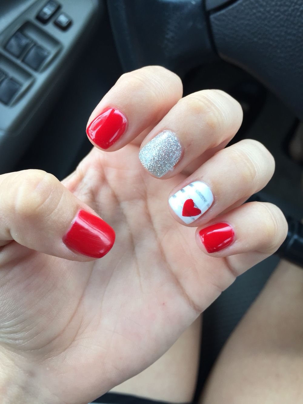 Valentines nails