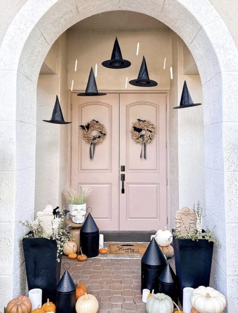 Floating Witch Hats Entry Way