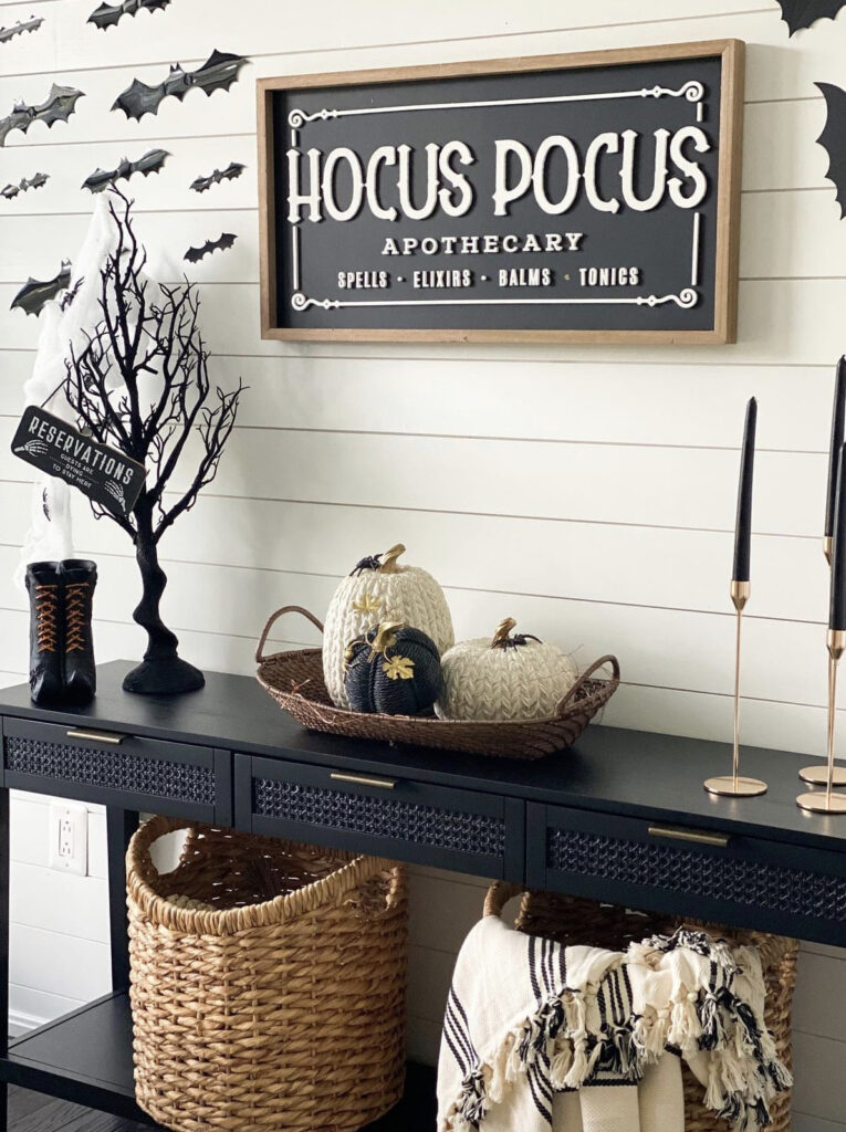 Hocus Pocus Apothecary Entryway Table