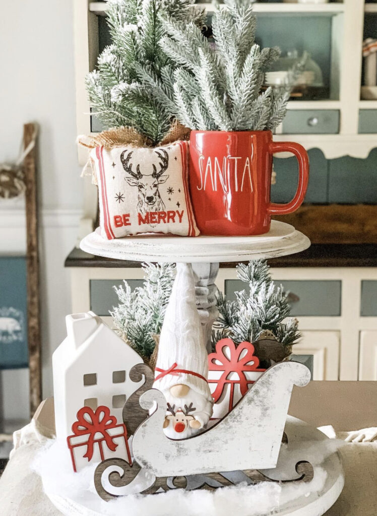 Frosty Tiered Tray