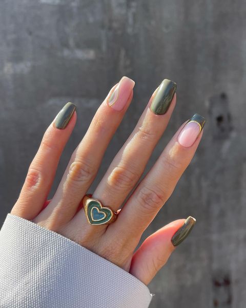 Olive and Gold