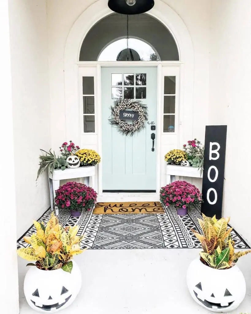 Boo-tiful and Blissful Halloween Porch