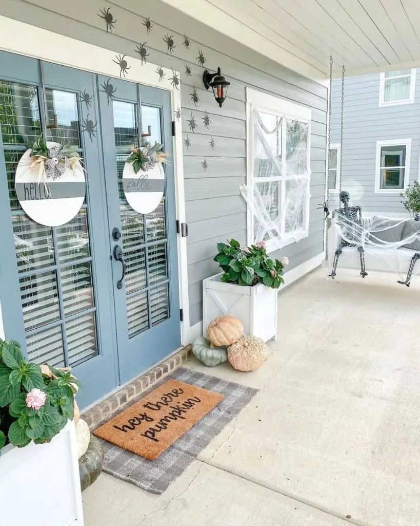 Cozy Yet Chilling Halloween Porch