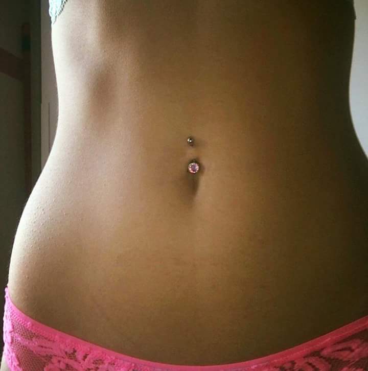 Light Pink Studded Piercing Idea