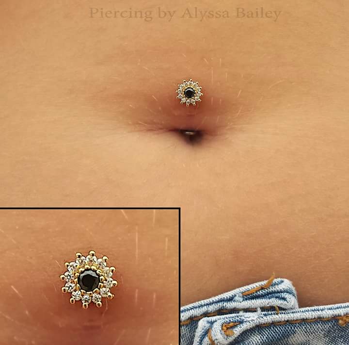 Ornate Mica And Hemp Stoned Piercing