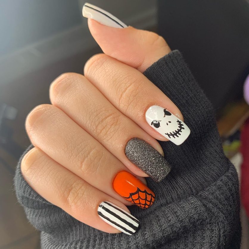 Spook-tacular Halloween Nail Art