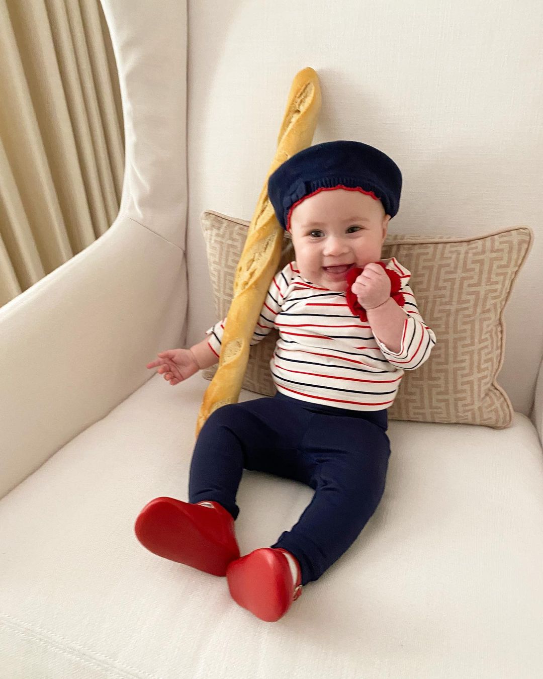 French-Themed Halloween costume for Baby