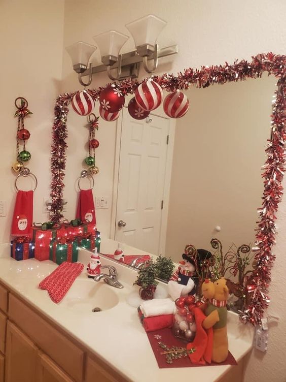 Christmas bathroom