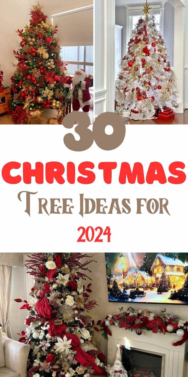 Modern Christmas Tree Ideas for 2024